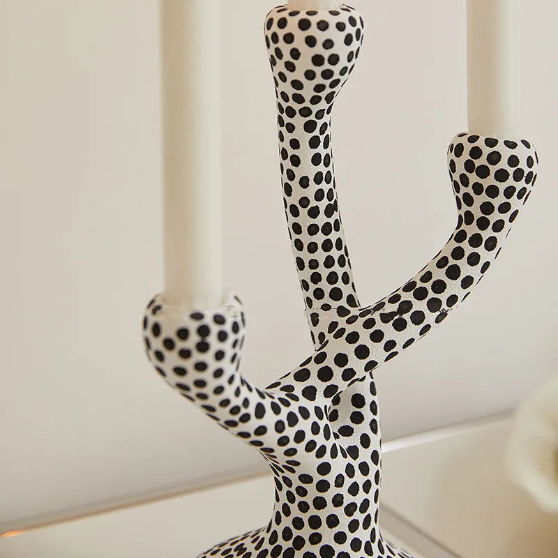 POLKA DOT SERIES CERAMIC CANDLE HOLDER